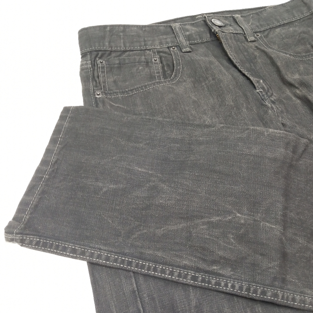 Boys 16 Reg 513 Levi's Black Jean Faded/Distressed